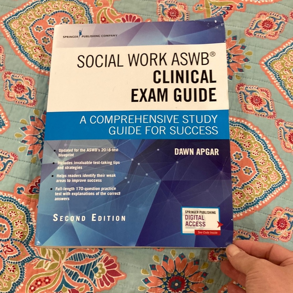 Social work Clinical Exam Book for LCSW which is a nationwide test